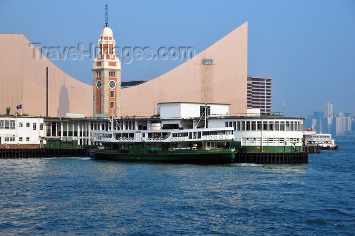 hong-kong74: Hong Kong: Kowloon-Canton Railway Clock Tower, Cultural Centre and ferry terminal, Tsim Sha Tsui, Kowloon - photo by M.Torres - (c) Travel-Images.com - Stock Photography agency - Image Bank