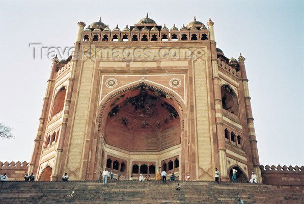 india201: India - Fatehpur Sikri (U.Pradesh): mosque  - Unesco world heritage site (photo by J.Kaman) - (c) Travel-Images.com - Stock Photography agency - Image Bank
