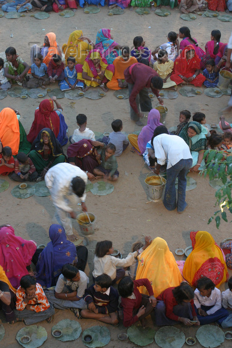 india214: India - Rajasthan - women and children celebrating a new temple - photo by E.Andersen - (c) Travel-Images.com - Stock Photography agency - Image Bank