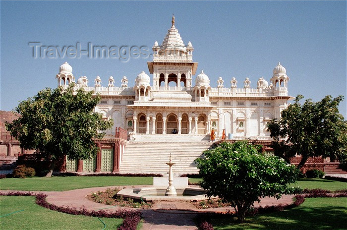 india219: India - Jodhpur: Jasvant Thanda mausoleum - photo by J.Kaman - (c) Travel-Images.com - Stock Photography agency - Image Bank