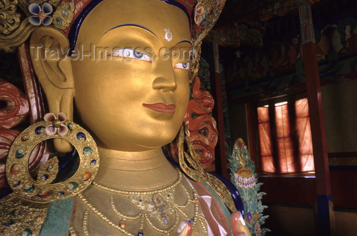 india314: India - Ladakh - Jammu and Kashmir: Tikse monastery - Maitreya Bodhisattva (Sanskrit) - the future Buddha in Buddhist eschatology - photo by W.Allgöwer - (c) Travel-Images.com - Stock Photography agency - Image Bank