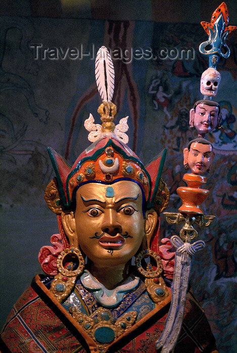 india353: India - Ladakh - Jammu and Kashmir: Tibetan deity - photos of Asia by Ade Summers - (c) Travel-Images.com - Stock Photography agency - Image Bank