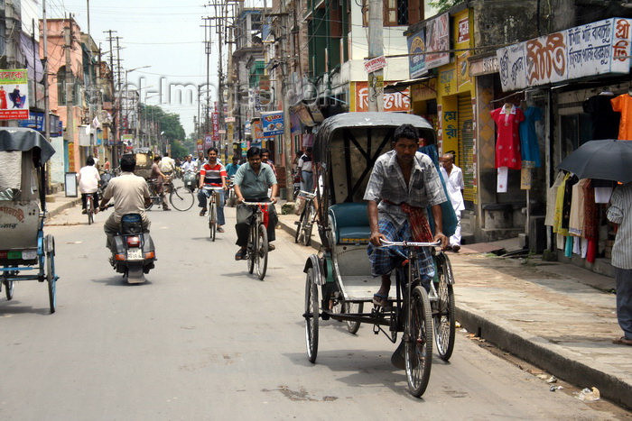 india394: India - West Bengal: rickshaw - photo by M.Wright - (c) Travel-Images.com - Stock Photography agency - Image Bank