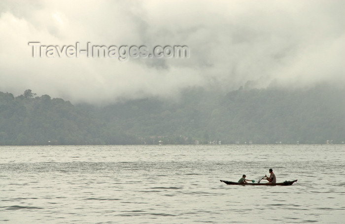 indonesia39: Indonesia - Western Sumatra: Lake Maninjau - small boat  - photo by P.Jolivet - (c) Travel-Images.com - Stock Photography agency - Image Bank