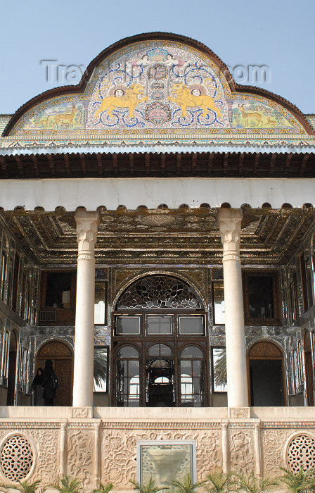 iran204: Iran - Shiraz: verandah - Qavam House - Narenjestan e Qavam - photo by M.Torres - (c) Travel-Images.com - Stock Photography agency - Image Bank