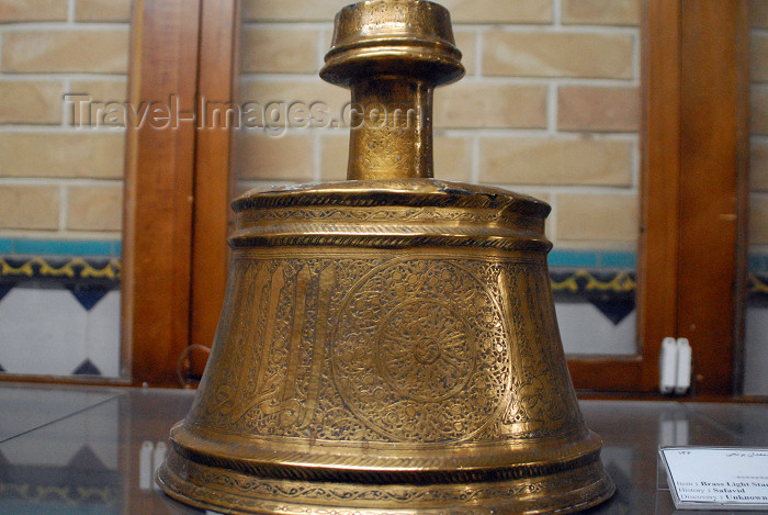 iran209: Iran - Shiraz: Safavid brass light stand - Qavam House - Narenjestan e Qavam - photo by M.Torres - (c) Travel-Images.com - Stock Photography agency - Image Bank