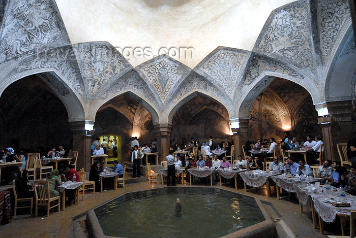 iran212: Iran - Shiraz: main hall of the Vakil baths, now a restaurant - photo by M.Torres - (c) Travel-Images.com - Stock Photography agency - Image Bank