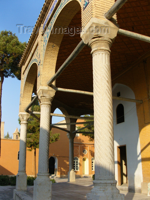 iran22: Isfahan / Esfahan, Iran: porch - Vank Cathedral - Armenian Orthodox Church - Jolfa, the Armenian district - photo by N.Mahmudova - (c) Travel-Images.com - Stock Photography agency - Image Bank