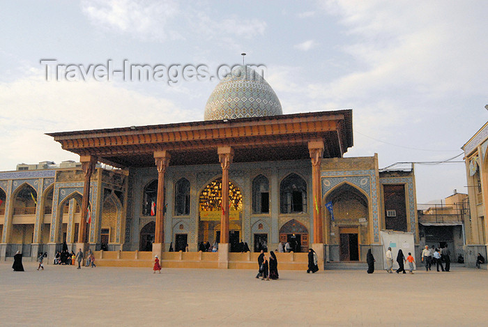 iran244: Iran - Shiraz: Shah-e-Cheragh mausoleum - facade - photo by M.Torres - (c) Travel-Images.com - Stock Photography agency - Image Bank