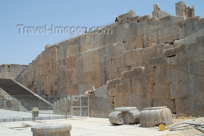 iran306: Iran - Persepolis: Stairs of All Nations and Terrace - main entrance - photo by M.Torres - (c) Travel-Images.com - Stock Photography agency - Image Bank