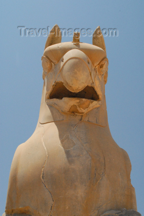 iran309: Iran - Persepolis: Homa bird - front view - photo by M.Torres - (c) Travel-Images.com - Stock Photography agency - Image Bank