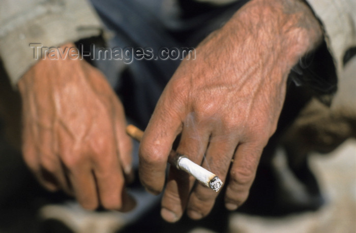 iran36: Iran: hands and cigarette - photo by W.Allgower - (c) Travel-Images.com - Stock Photography agency - Image Bank