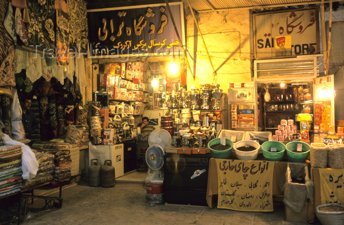 iran397: Iran - Kashan, Isfahan province: Said's store at the bazaar - photo by W.Allgower - (c) Travel-Images.com - Stock Photography agency - Image Bank