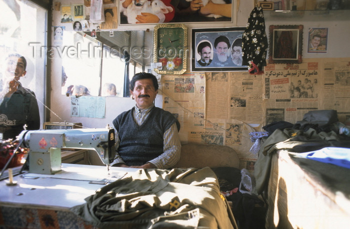 iran452: Iran: a tailor in his workshop - photo by W.Allgower - (c) Travel-Images.com - Stock Photography agency - Image Bank