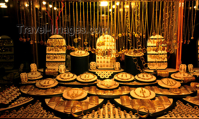 iran463: Iran: window of a Jewellery shop - gold - photo by W.Allgower - (c) Travel-Images.com - Stock Photography agency - Image Bank