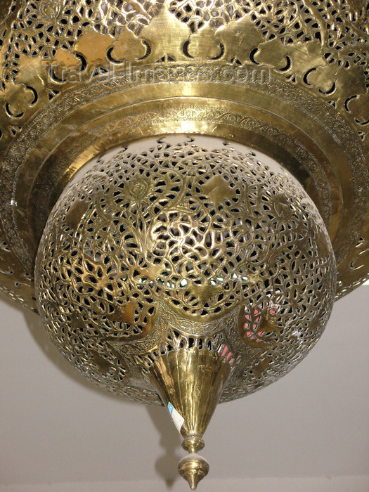 iran490: Tabriz - East Azerbaijan, Iran: ornate metal lamp - Museum of Azerbaijan - photo by N.Mahmudova - (c) Travel-Images.com - Stock Photography agency - Image Bank