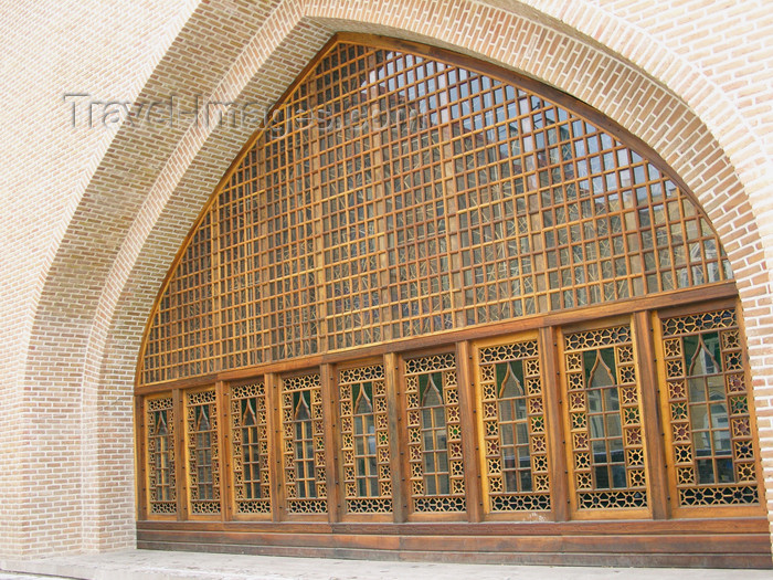 iran492: Tabriz - East Azerbaijan, Iran: large shebeke window - photo by N.Mahmudova - (c) Travel-Images.com - Stock Photography agency - Image Bank