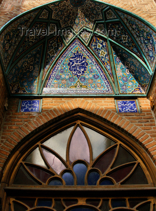 iran494: Tabriz - East Azerbaijan, Iran: Friday Mosque - vaulted door - photo by N.Mahmudova - (c) Travel-Images.com - Stock Photography agency - Image Bank