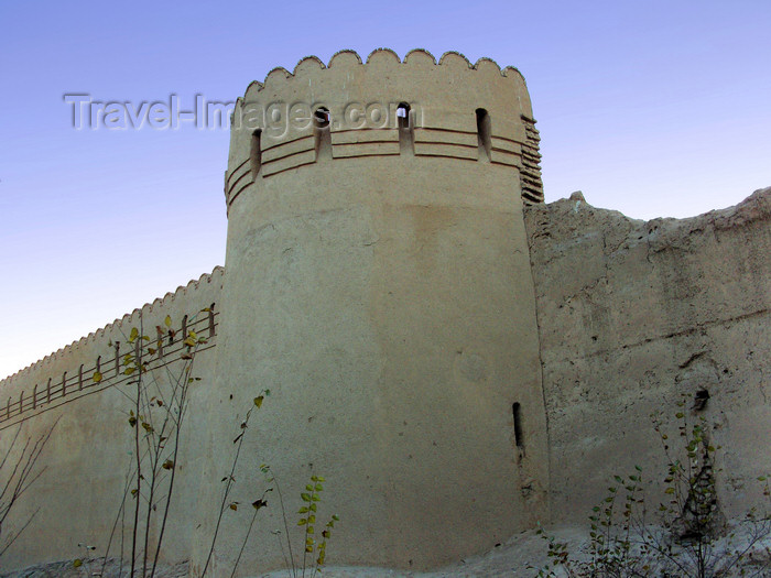 iran563: Yazd, Iran: city walls - tower and ramparts - military architecture - photo by N.Mahmudova - (c) Travel-Images.com - Stock Photography agency - Image Bank