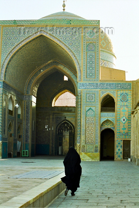 iran57: Iran - Isfahan / Esfahan / IFN (Esfahan province): yellow dome - iwan - UNESCO world heritage city - photo by Brenda Nassarian - (c) Travel-Images.com - Stock Photography agency - Image Bank