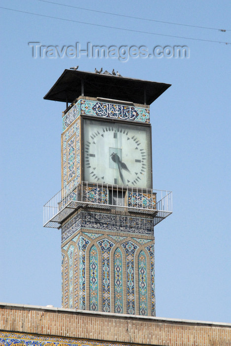 iran75: Iran - Tehran - bazar mosque - clock - photo by M.Torres - (c) Travel-Images.com - Stock Photography agency - Image Bank