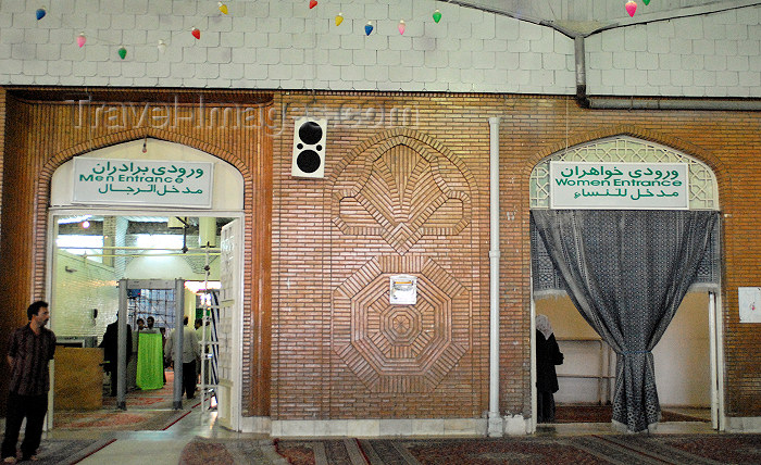 iran90: Iran - Tehran - Iman Khomeini mausoleum - separte entrances for men and women - photo by M.Torres - (c) Travel-Images.com - Stock Photography agency - Image Bank