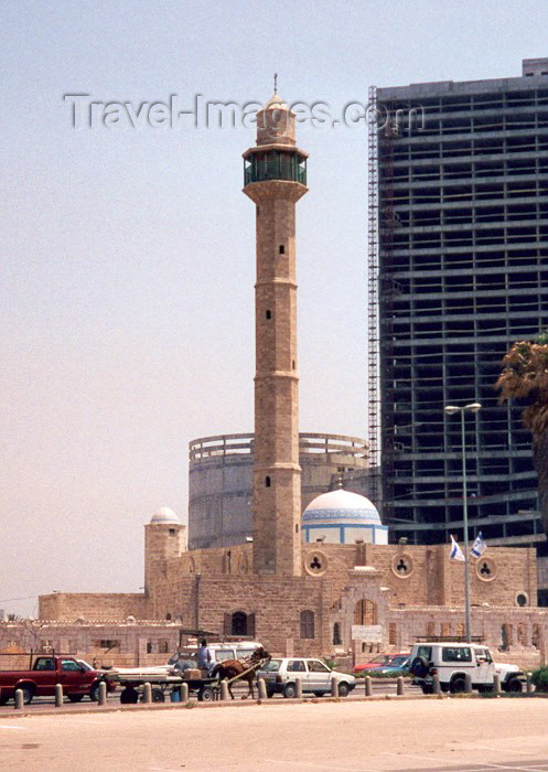 israel14: Israel - Tel Aviv: water-front - Hassan Bek Mosque and David Intercontinental Hotel - on Rezif Herbert Samuel st  - photo by M.Torres - (c) Travel-Images.com - Stock Photography agency - Image Bank