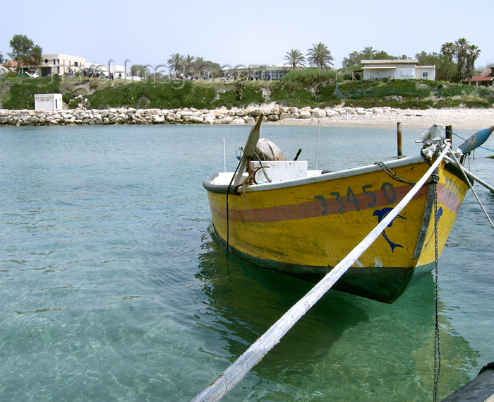 israel144: Israel - Kibbutz Sdot Yam: old boat - photo by Efi Keren  - (c) Travel-Images.com - Stock Photography agency - Image Bank