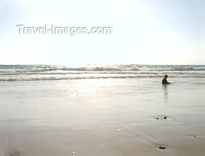 israel167: Israel - Kibbutz Sdot Yam: on the beach - photo by Efi Keren - (c) Travel-Images.com - Stock Photography agency - Image Bank