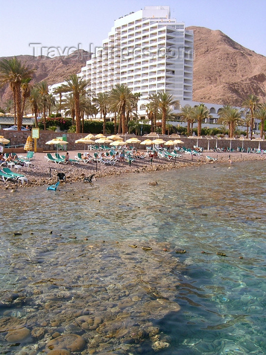 israel191: Israel - Eilat: beach front - Princess Hotel, five star near the Egyptian border - Red Sea - photo by Efi Keren - (c) Travel-Images.com - Stock Photography agency - Image Bank