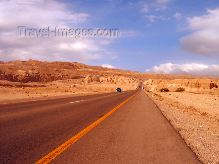 israel216: Israel - Dead sea: desert road - photo by Efi Keren - (c) Travel-Images.com - Stock Photography agency - Image Bank