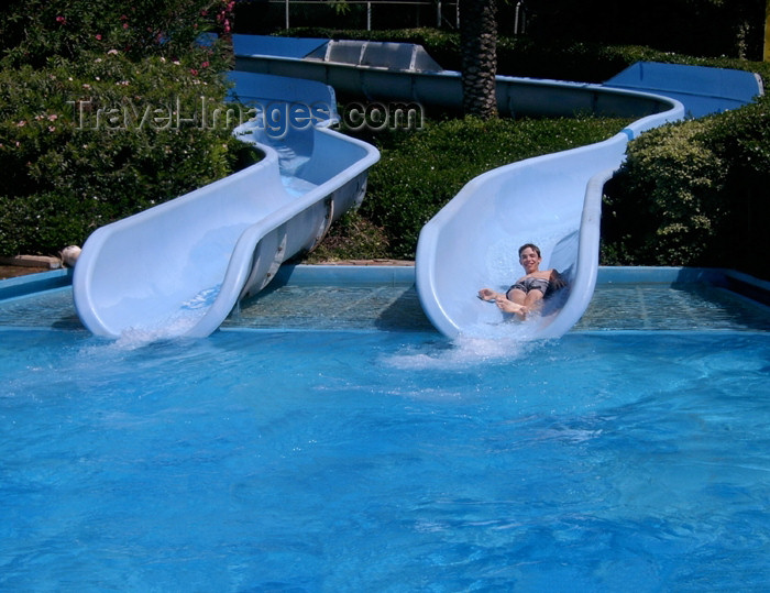 israel258: Israel - Shfaim: water park - water slides - photo by E.Keren - (c) Travel-Images.com - Stock Photography agency - Image Bank