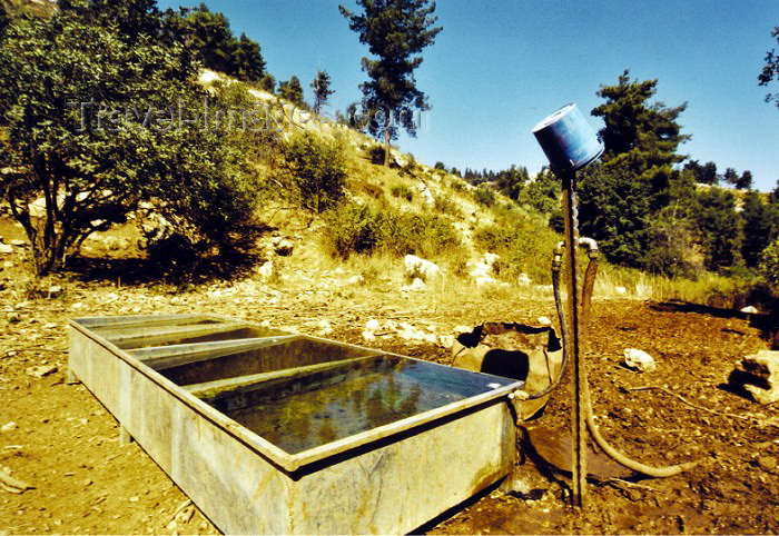 israel30: Israel - Hula / Chula valley, Northern district: water - tank in the desert - photo by C.Ariav - (c) Travel-Images.com - Stock Photography agency - Image Bank