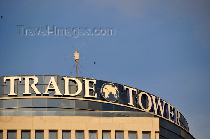 israel31: Tel Aviv, Israel: detail of the Trade Tower, Boardwalk, Hamered st. - photo by M.Torres - (c) Travel-Images.com - Stock Photography agency - Image Bank