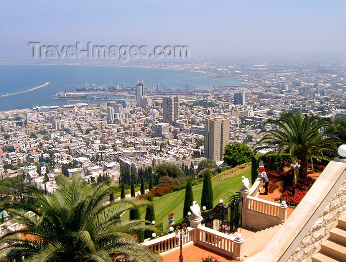 israel313: Haifa, Israel: bay and port - photo by E.Keren - (c) Travel-Images.com - Stock Photography agency - Image Bank