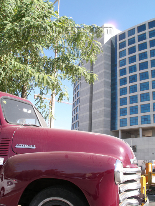 israel318: Israel - Herzliya: Coexistence of Israel - old Chevy - photo by E.Keren - (c) Travel-Images.com - Stock Photography agency - Image Bank