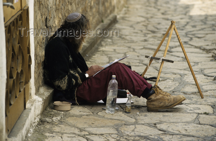 israel345: Israel - Akko / Acre: Jewish street artist - photo by W.Allgöwer - (c) Travel-Images.com - Stock Photography agency - Image Bank