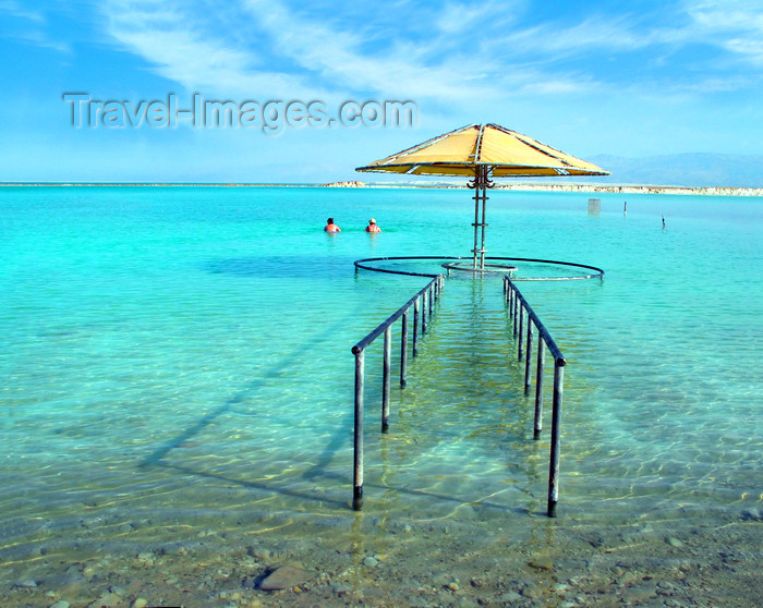 israel368: Dead sea, Israel: entrance to the sea - photo by E.Keren - (c) Travel-Images.com - Stock Photography agency - Image Bank