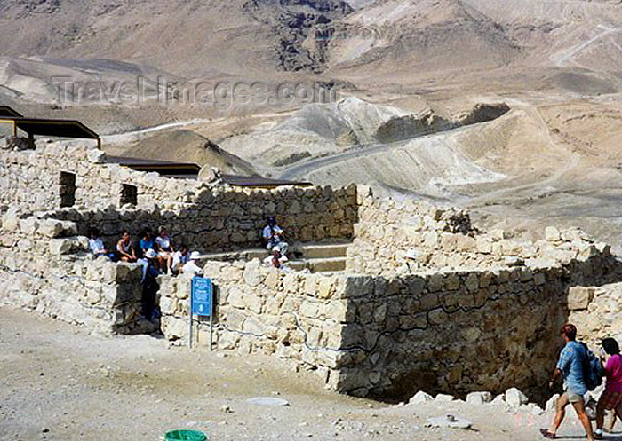 israel40: Israel - Masada: ruins of the town of Eleazar ben Jair's last stand - photo by G.Frysinger - (c) Travel-Images.com - Stock Photography agency - Image Bank