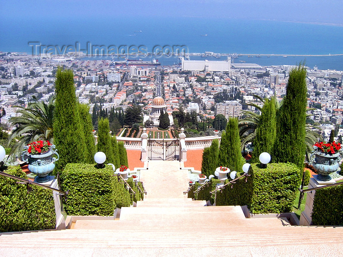 israel52: Haifa, Israel: gardens on mount Carmel- Har Ha'Karmel - Jabal Mar Elyas - photo by E.Keren - (c) Travel-Images.com - Stock Photography agency - Image Bank