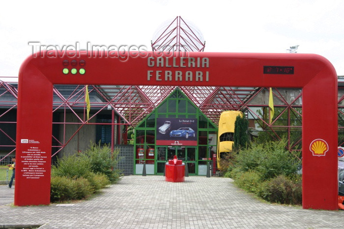 italy119: Maranello - Modena  (Emilia-Romagna): Galleria Ferrari - entrance (photo by C.Blam) - (c) Travel-Images.com - Stock Photography agency - Image Bank