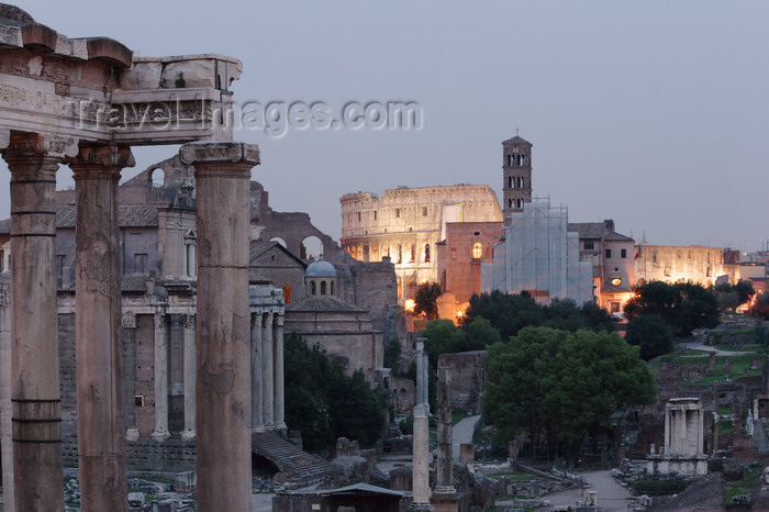 italy379: Rome, Italy - the Forum - evenig - photo by A.Dnieprowsky / Travel-images.com - (c) Travel-Images.com - Stock Photography agency - Image Bank