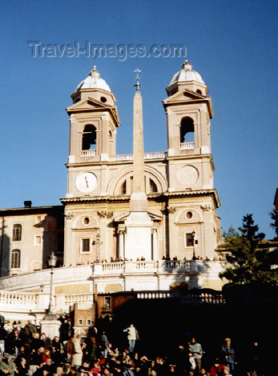 italy41: Italy / Italia - Rome: Spanish steps - Scalinata della Trinità dei Monti - photo by M.Torres - (c) Travel-Images.com - Stock Photography agency - Image Bank