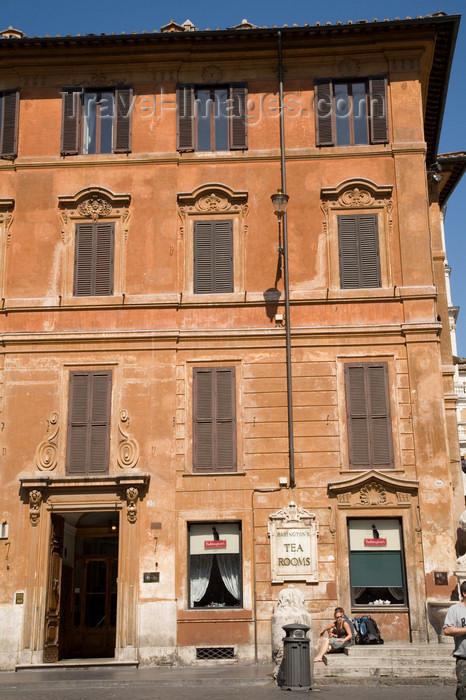 italy436: Rome, Italy: Babingtons Tea Rooms in Piazza di Spagna - photo by I.Middleton - (c) Travel-Images.com - Stock Photography agency - Image Bank