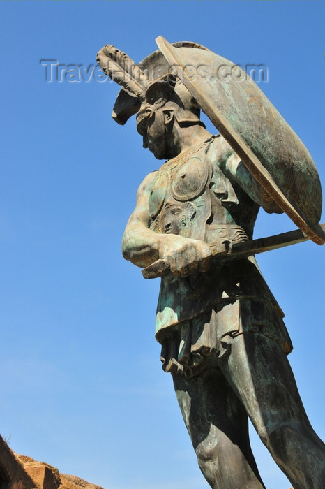 italy439: Rome, Italy: statue of a Roman soldier - Museo Nazionale Romano - Diocletian's Baths - photo by M.Torres - (c) Travel-Images.com - Stock Photography agency - Image Bank