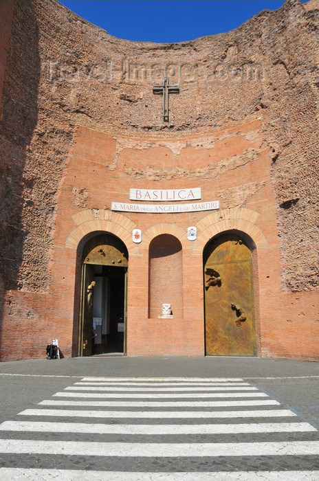 italy440: Rome, Italy: Basilica of Santa Maria degli Angeli e dei Martiri, former tepidarium of the Diocletian's Baths - Thermae Diocletiani - photo by M.Torres - (c) Travel-Images.com - Stock Photography agency - Image Bank