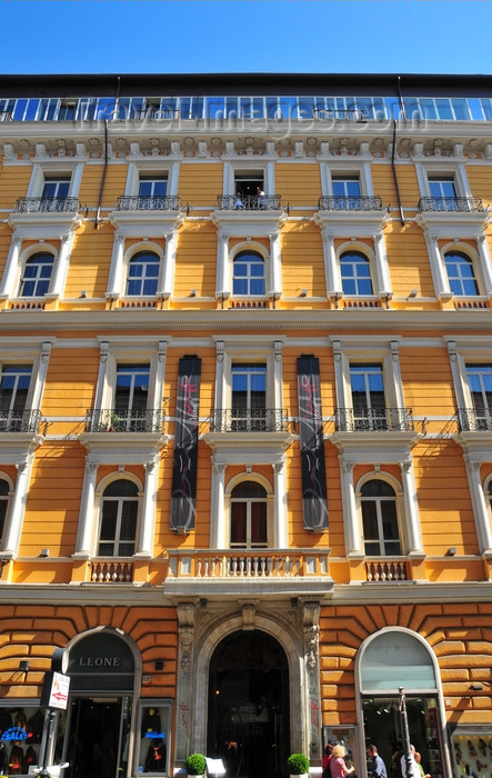 italy443: Rome, Italy: façade on Via Nazionale - Hotel La Griffe - photo by M.Torres - (c) Travel-Images.com - Stock Photography agency - Image Bank