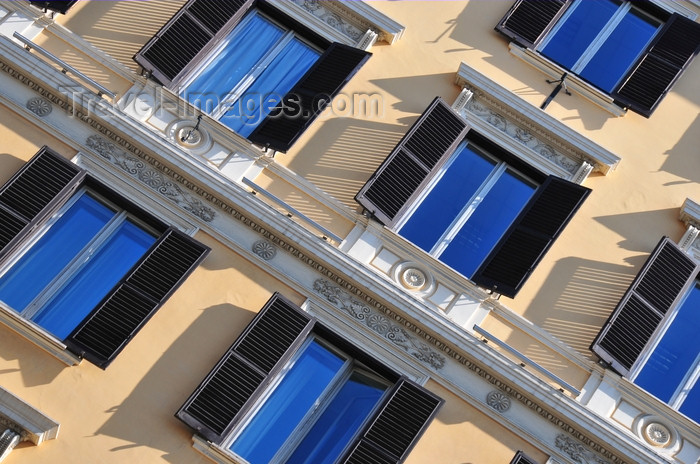 italy448: Rome, Italy: windows over Via Nazionale - photo by M.Torres - (c) Travel-Images.com - Stock Photography agency - Image Bank