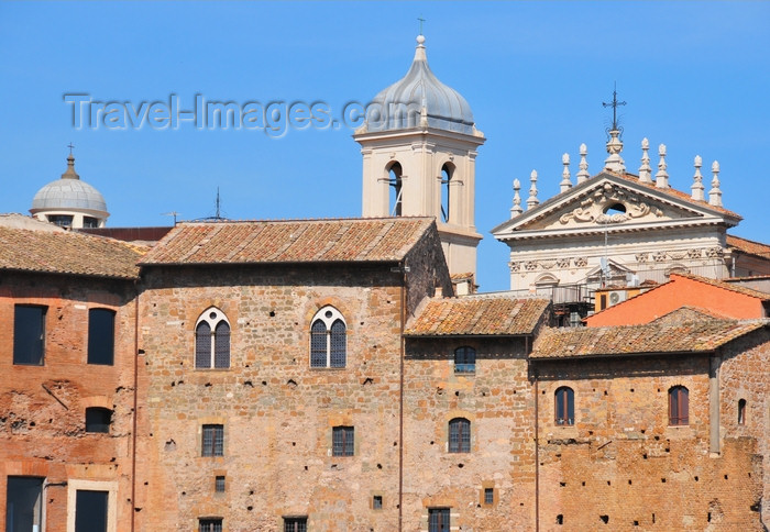 italy463: Rome, Italy: Via Biberatica - Markets of Trajan and church of Sts. Dominic and Sixtus  - photo by M.Torres - (c) Travel-Images.com - Stock Photography agency - Image Bank