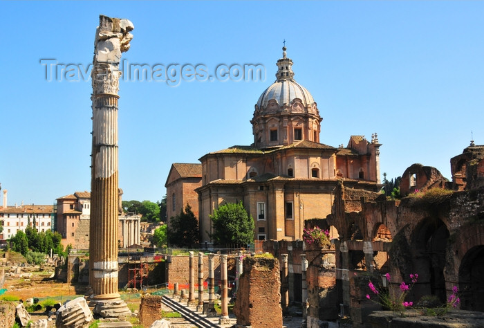 italy464: Rome, Italy: Forum of Caesar and Church of Saints Luke and Martina - Caesaris, Forum Romanum - photo by M.Torres - (c) Travel-Images.com - Stock Photography agency - Image Bank